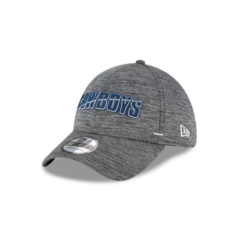 NFL Dallas Cowboys Summer Sideline 39Thirty Stretch Fit (XBM9965) - Grey New Era Caps